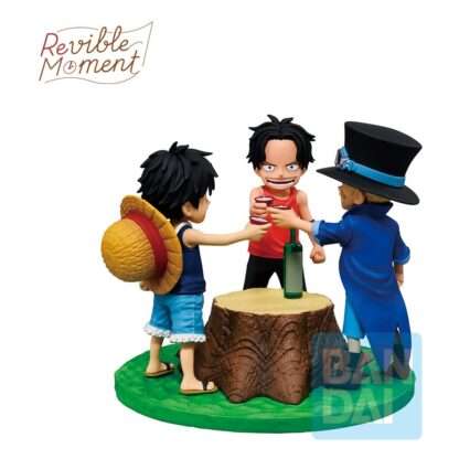 One Piece Dramatic Memories Ichibansho PVC Statue Ace & Sabo & Luffy 10 cm – Bild 2