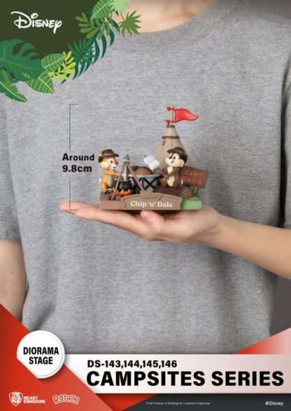 Disney D-Stage Campsite Series PVC Diorama Mickey Mouse 10 cm - Stark beschädigte Verpackung – Bild 7