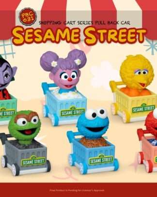 Sesamstraße Rückziehautos Einkaufswagen Blind Box (6) 5 cm