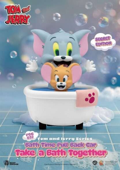 Tom & Jerry Pull Back Car Series Rückzug-Autos Bath Time Blind Box 6er-Pack – Bild 3