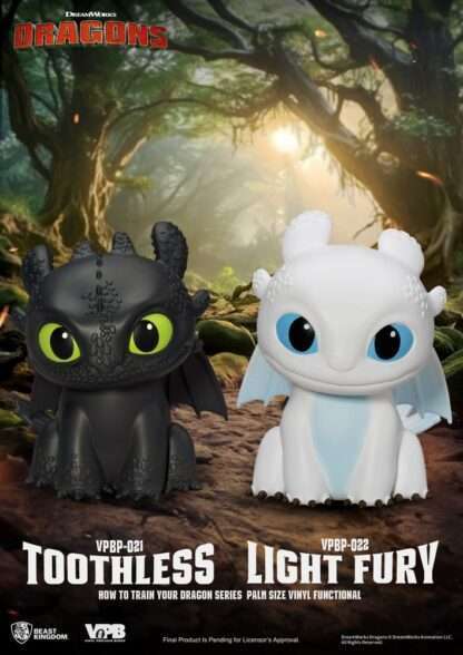 Drachenzähmen leicht gemacht Piggy Vinyl Spardose Light Fury 12 cm – Bild 6