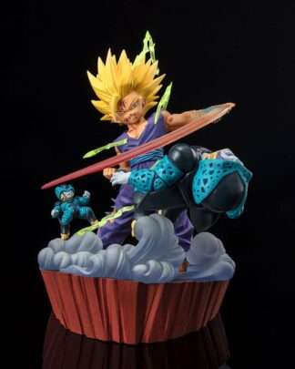 Dragon Ball FiguartsZERO Extra Battle PVC Statue Super Saiyan 2 Son Gohan -Anger Exploding Into Power- 20 cm     - Stark beschädigte Verpackung