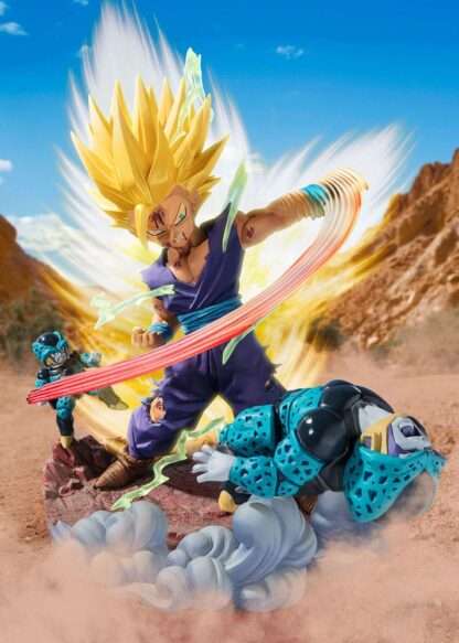 Dragon Ball FiguartsZERO Extra Battle PVC Statue Super Saiyan 2 Son Gohan -Anger Exploding Into Power- 20 cm     - Stark beschädigte Verpackung – Bild 2