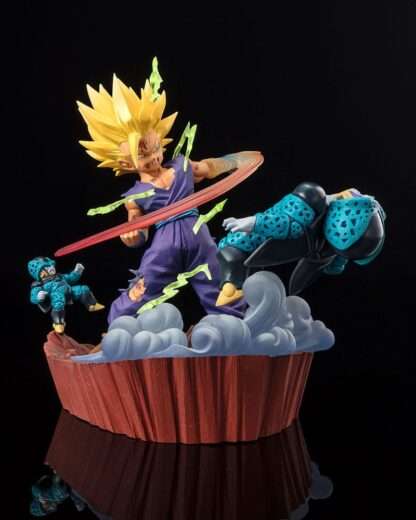 Dragon Ball FiguartsZERO Extra Battle PVC Statue Super Saiyan 2 Son Gohan -Anger Exploding Into Power- 20 cm     - Stark beschädigte Verpackung – Bild 4