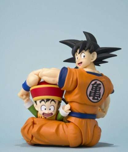 Dragon Ball S.H.Figuarts Actionfigur Son Goku & Son Gohan Kid & Kintoun 14 cm & 6 cm – Bild 2