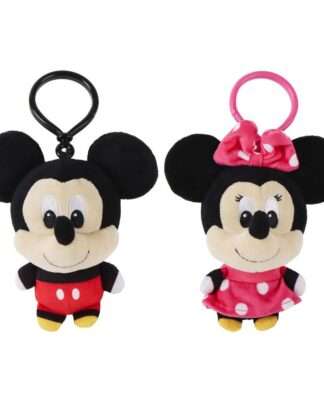 Disney Plüsch-Schlüsselanhänger Minnie & Mickey 12 cm Sortiment (24)