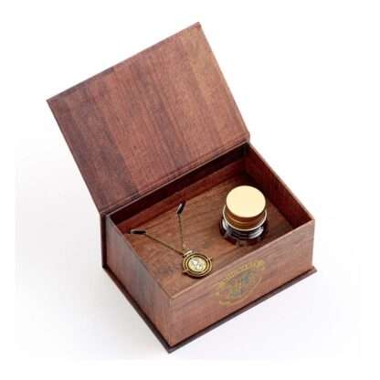 Harry Potter: Hermoine Potions Time Turner Halskette und Ohrringe Geschenkset (Goldfarben) – Bild 2