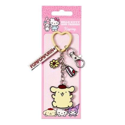 Hello Kitty Schlüsselanhänger mit Pompompurin Anhänger 15 cm – Bild 2