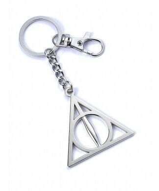 Harry Potter Schlüsselanhänger Deathly Hallows (versilbert)