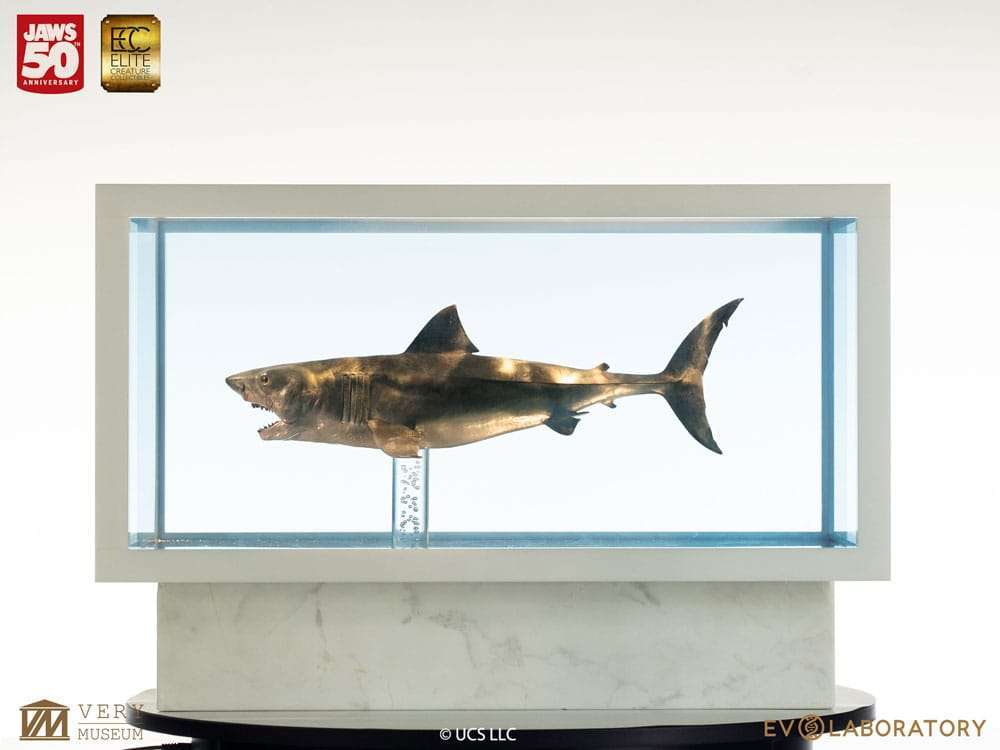 Der weiße Hai Maquette 1/18 Jaws Bronze 60 cm