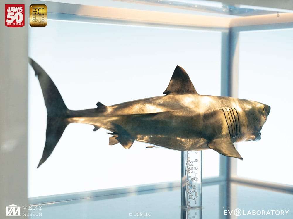 Der weiße Hai Maquette 1/18 Jaws Bronze 60 cm – Bild 3