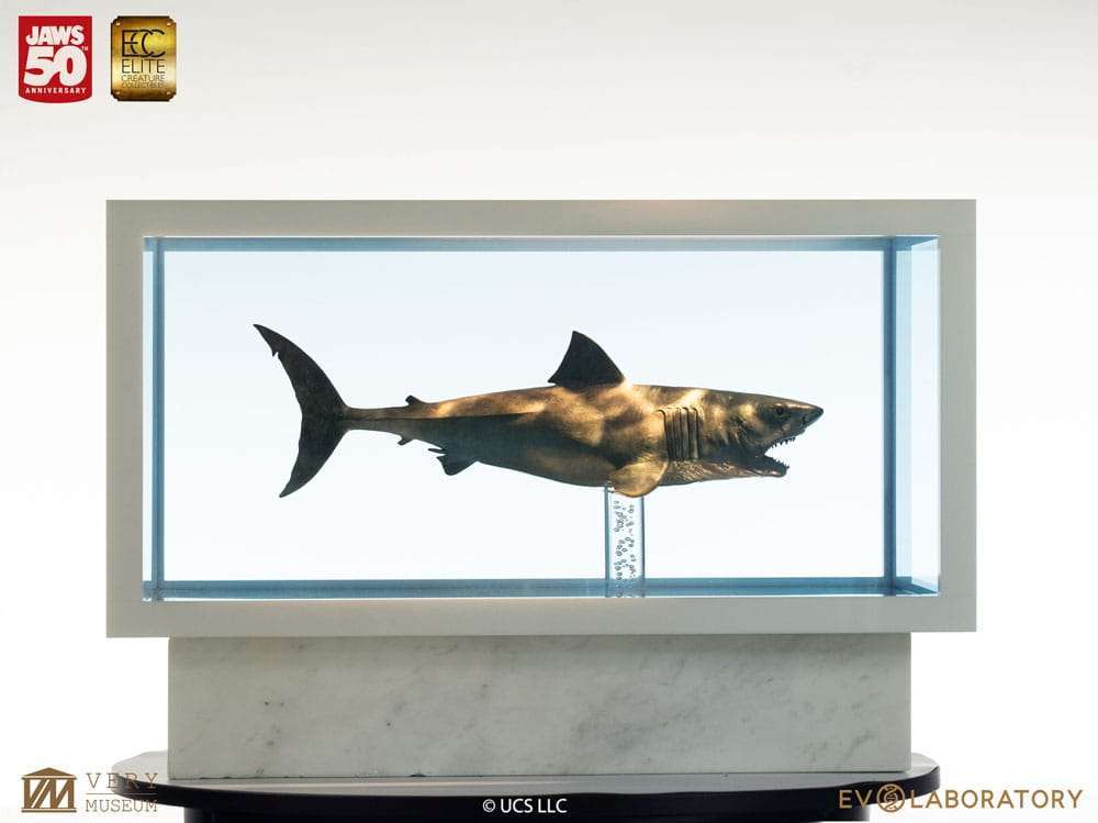 Der weiße Hai Maquette 1/18 Jaws Bronze 60 cm – Bild 11