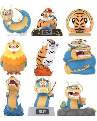I Am Not Fat Tiger Long Teng Hu Yue Series Minifiguren 9 cm Display (8)     - Beschädigte Verpackung