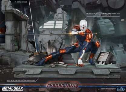 Metal Gear Solid Statue Cyborg Ninja (Gray Fox) 41 cm – Bild 2