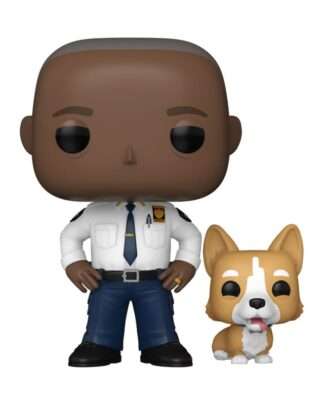 Brooklyn Nine-Nine POP! TV Vinyl Figur Cpt Holt w/dog 9 cm