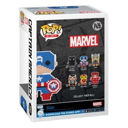 Marvel POP! 8-Bit Vinyl Figur Captain America 9 cm – Bild 3