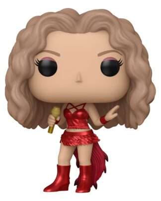 Shakira POP! Rocks Vinyl Figur Shakira(Super Bowl) (Metallic) 9 cm