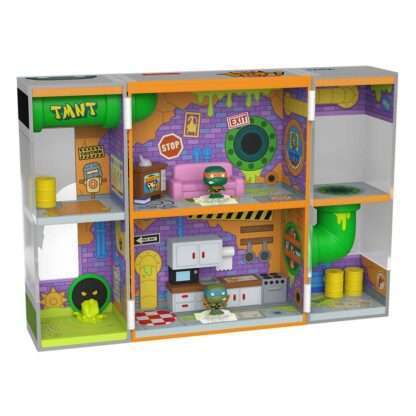 Teenage Mutant Ninja Turtles Bitty POP! Bitty Box Display mit 2 Vinyl Figuren Sewer Lair - Beschädigte Verpackung