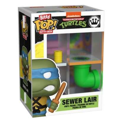 Teenage Mutant Ninja Turtles Bitty POP! Bitty Box Display mit 2 Vinyl Figuren Sewer Lair - Beschädigte Verpackung – Bild 2