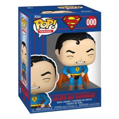 DC Comics POP! Heroes Vinyl Figur Golden Age Superman 9 cm – Bild 2