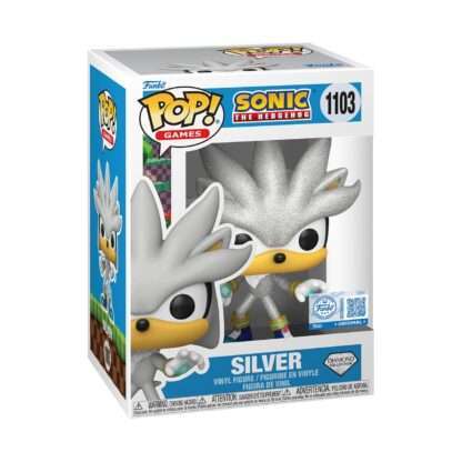 Sonic The Hedgehog POP! Games Vinyl Figur Silver The Hedgehog (FL) 9 cm – Bild 2