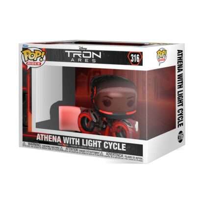 Tron: Ares POP! Rides Vinyl Figur Athena with Light Cycle 15 cm – Bild 2