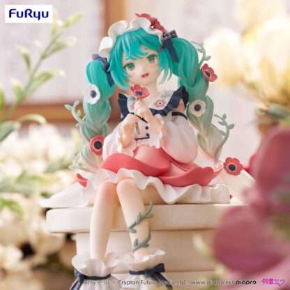 Hatsune Miku Noodle Stopper PVC Statue Hatsune Miku Flower Fairy Anemone 14 cm     - Beschädigte Verpackung – Bild 2