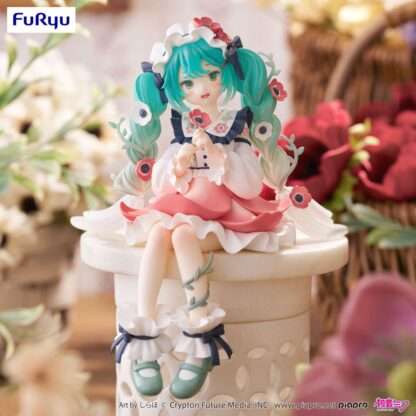 Hatsune Miku Noodle Stopper PVC Statue Hatsune Miku Flower Fairy Anemone 14 cm     - Beschädigte Verpackung – Bild 3