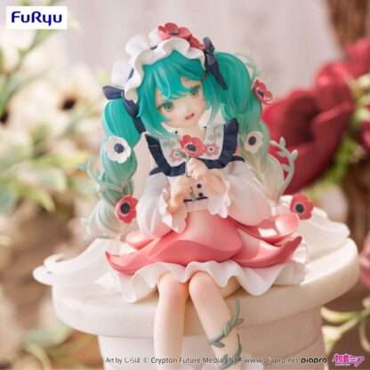 Hatsune Miku Noodle Stopper PVC Statue Hatsune Miku Flower Fairy Anemone 14 cm     - Beschädigte Verpackung – Bild 6