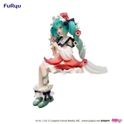 Hatsune Miku Noodle Stopper PVC Statue Hatsune Miku Flower Fairy Anemone 14 cm     - Beschädigte Verpackung – Bild 7