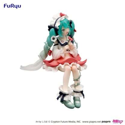 Hatsune Miku Noodle Stopper PVC Statue Hatsune Miku Flower Fairy Anemone 14 cm     - Beschädigte Verpackung – Bild 9