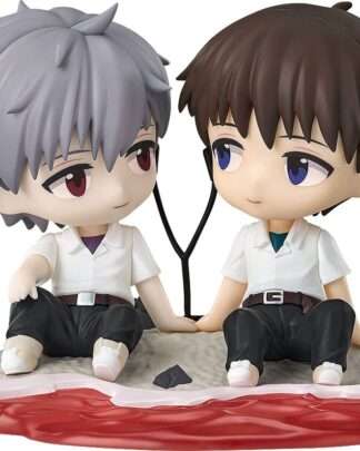 Rebuild of Evangelion Chibi Figur Shinji Ikari & Kaworu Nagisa 8 cm