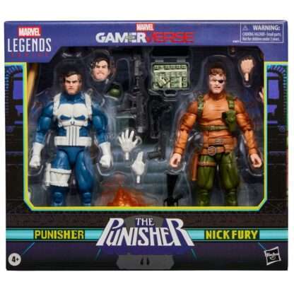 The Punisher Marvel Legends Gamerverse Actionfiguren 2er-Pack Punisher & Nick Fury 15 cm – Bild 14