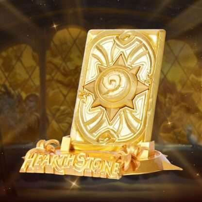 Hearthstone Replika Golden Celebration Card Back 10 cm – Bild 3