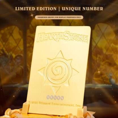 Hearthstone Replika Golden Celebration Card Back 10 cm – Bild 7