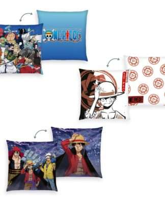One Piece Kissen 3er-Pack Monkey D. Luffy 40 x 40 cm