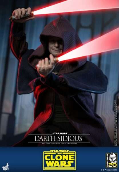 Star Wars: The Clone Wars Actionfigur 1/6 Darth Sidious 29 cm – Bild 4