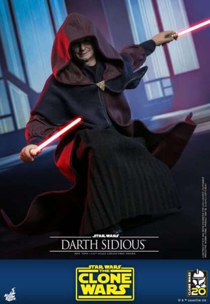 Star Wars: The Clone Wars Actionfigur 1/6 Darth Sidious 29 cm – Bild 9