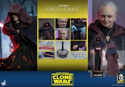 Star Wars: The Clone Wars Actionfigur 1/6 Darth Sidious 29 cm – Bild 22