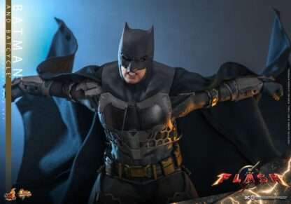 The Flash Movie Masterpiece Actionfigur mit Fahrzeug 1/6 Batman & Batcycle Set 30 cm – Bild 12