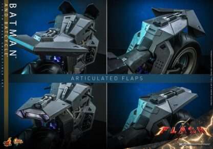 The Flash Movie Masterpiece Actionfigur mit Fahrzeug 1/6 Batman & Batcycle Set 30 cm – Bild 17