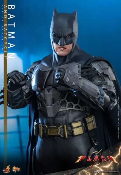 The Flash Movie Masterpiece Actionfigur mit Fahrzeug 1/6 Batman & Batcycle Set 30 cm – Bild 22