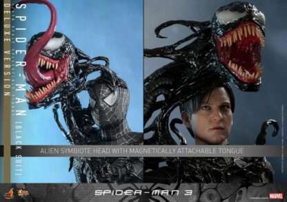 Spider-Man 3 Movie Masterpiece Actionfigur 1/6 Spider-Man (Black Suit) (Deluxe Version) 30 cm – Bild 13