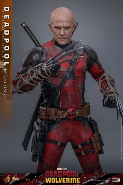 Deadpool & Wolverine Movie Masterpiece Actionfigur 1/6 Deadpool (Battling Version) 31 cm – Bild 3