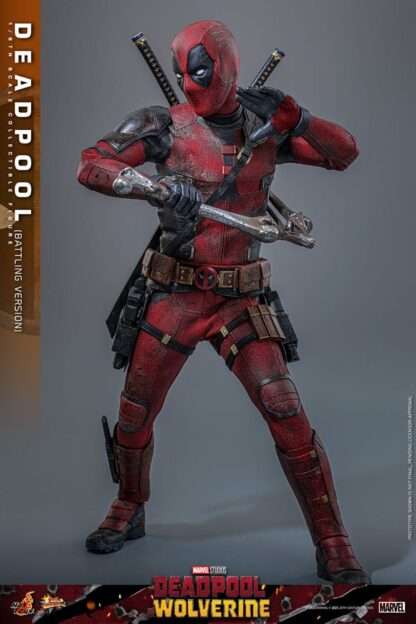 Deadpool & Wolverine Movie Masterpiece Actionfigur 1/6 Deadpool (Battling Version) 31 cm – Bild 9