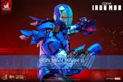 Iron Man Movie Masterpiece Diecast Actionfigur 1/6 Iron Man Mark III (Stealth Mode Ver.) 2.0 Hot Toys Exclusive 33 cm – Bild 2
