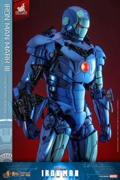 Iron Man Movie Masterpiece Diecast Actionfigur 1/6 Iron Man Mark III (Stealth Mode Ver.) 2.0 Hot Toys Exclusive 33 cm – Bild 5