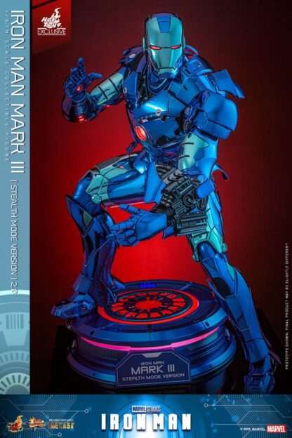 Iron Man Movie Masterpiece Diecast Actionfigur 1/6 Iron Man Mark III (Stealth Mode Ver.) 2.0 Hot Toys Exclusive 33 cm – Bild 7