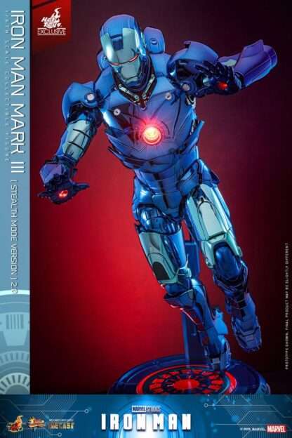 Iron Man Movie Masterpiece Diecast Actionfigur 1/6 Iron Man Mark III (Stealth Mode Ver.) 2.0 Hot Toys Exclusive 33 cm – Bild 8