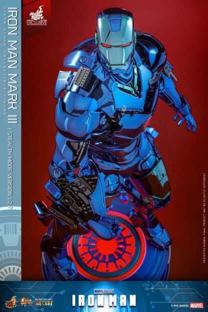 Iron Man Movie Masterpiece Diecast Actionfigur 1/6 Iron Man Mark III (Stealth Mode Ver.) 2.0 Hot Toys Exclusive 33 cm – Bild 10
